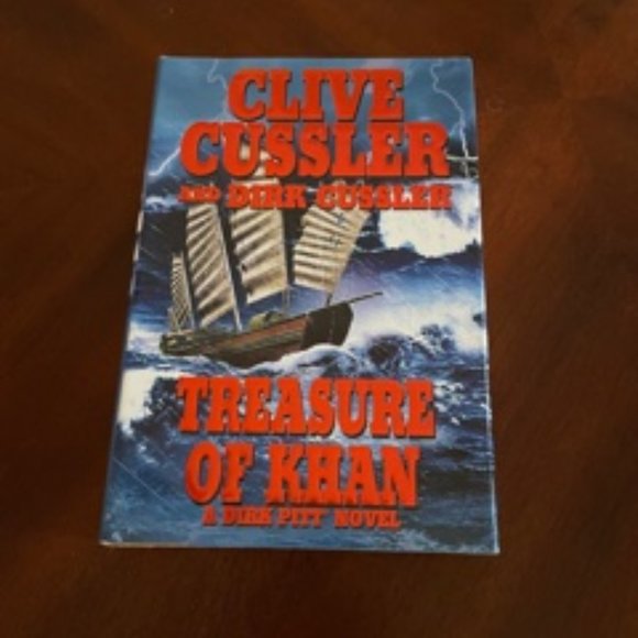 Clive Cussler Novel Treasure of Khan - Picture 1 of 5